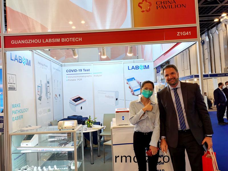 【展(zhan)會迴顧(gu)】藍勃生物(wu)精(jing)綵(cai)亮(liang)相(xiang)2022 MEDLAB Middle East